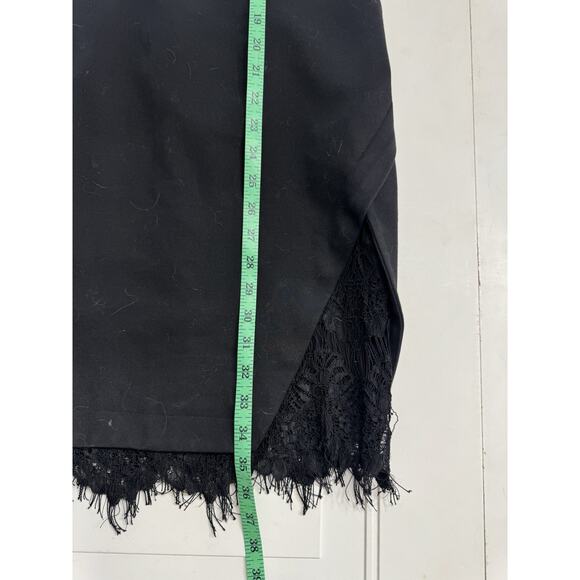 ASTR the Label Size Small Women’s Black Lace Fringe Cocktail Party Dress - Picture 3 of 6